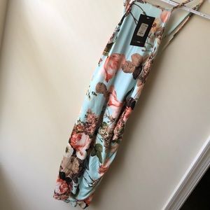 Tropical dress. Size large . Mint combo